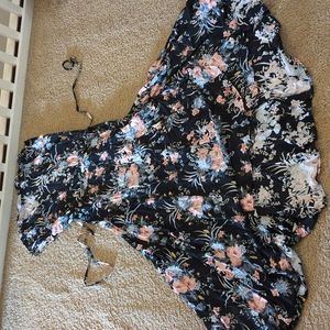 Auguste wrap high low dress